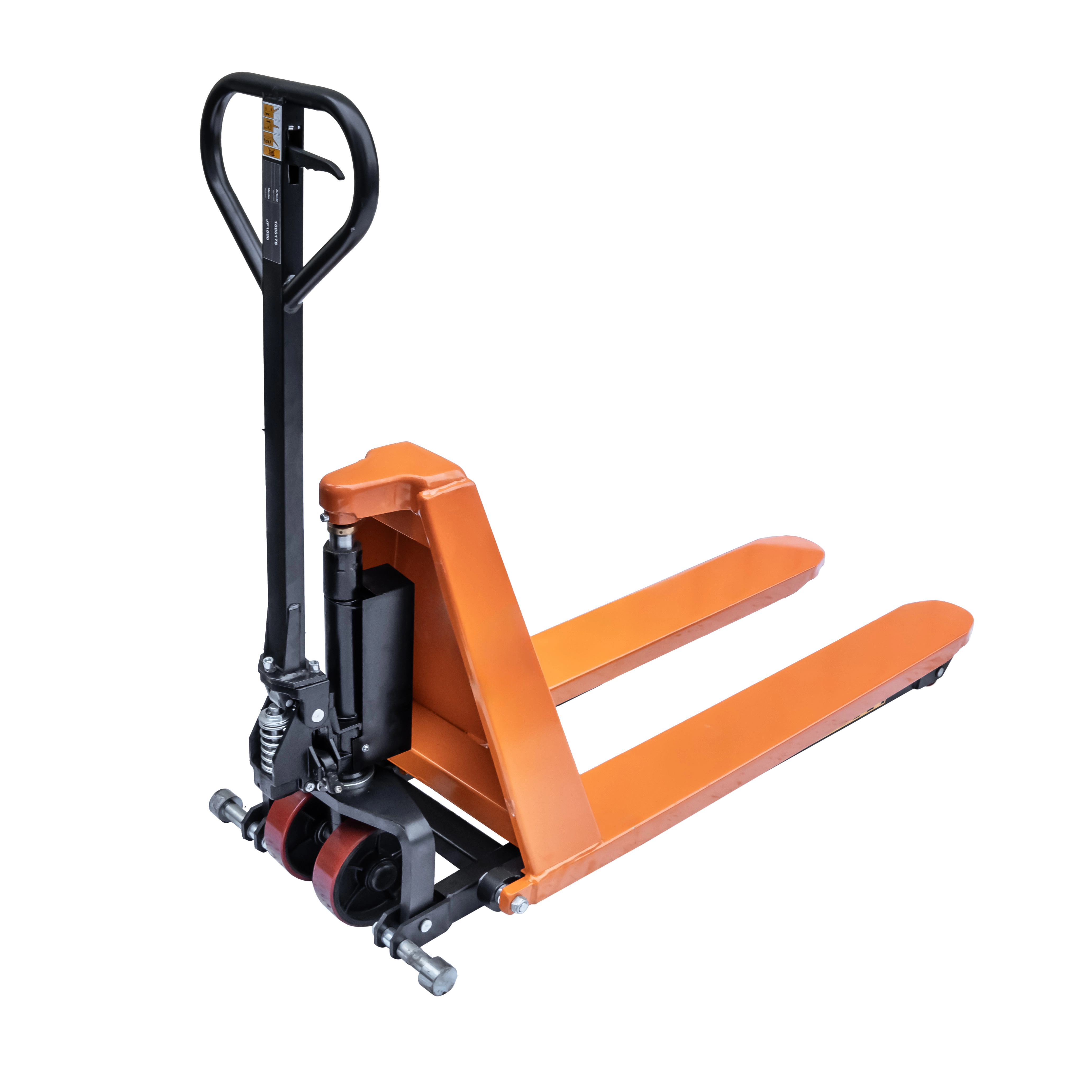 Тележка гидравлическая с подъемом  JF 1000, г/п 1000 кг, вилы 1150х550 мм, высота подъема 800 мм, полиуретановые колеса 180 мм