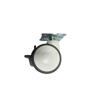 STMb 93 - Аппаратное колесо 75 мм (площадка , поворот., тормоз,  г/п 50 кг)