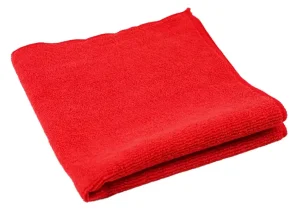 Салфетка из микрофибры, размер 30x30 см, плотность 185г/м2, цвет красный - AS185R
