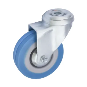 SChg 93L - Аппаратное колесо 75 мм поливинилхлоридная шинка и обод (под болт, поворотн., подш. скольж.)